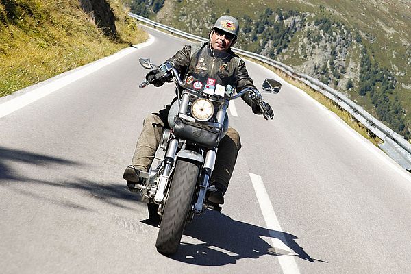 Motorradfahren im Ötztal